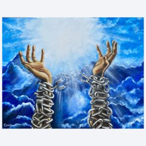 Breaking for freedom, size 24x30,