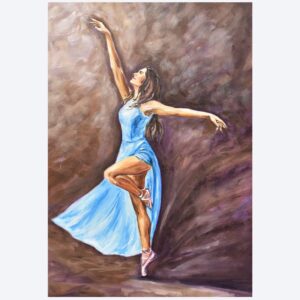 Praise dance, size 30x24